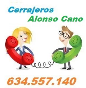 Telefono de la empresa cerrajeros Alonso Cano